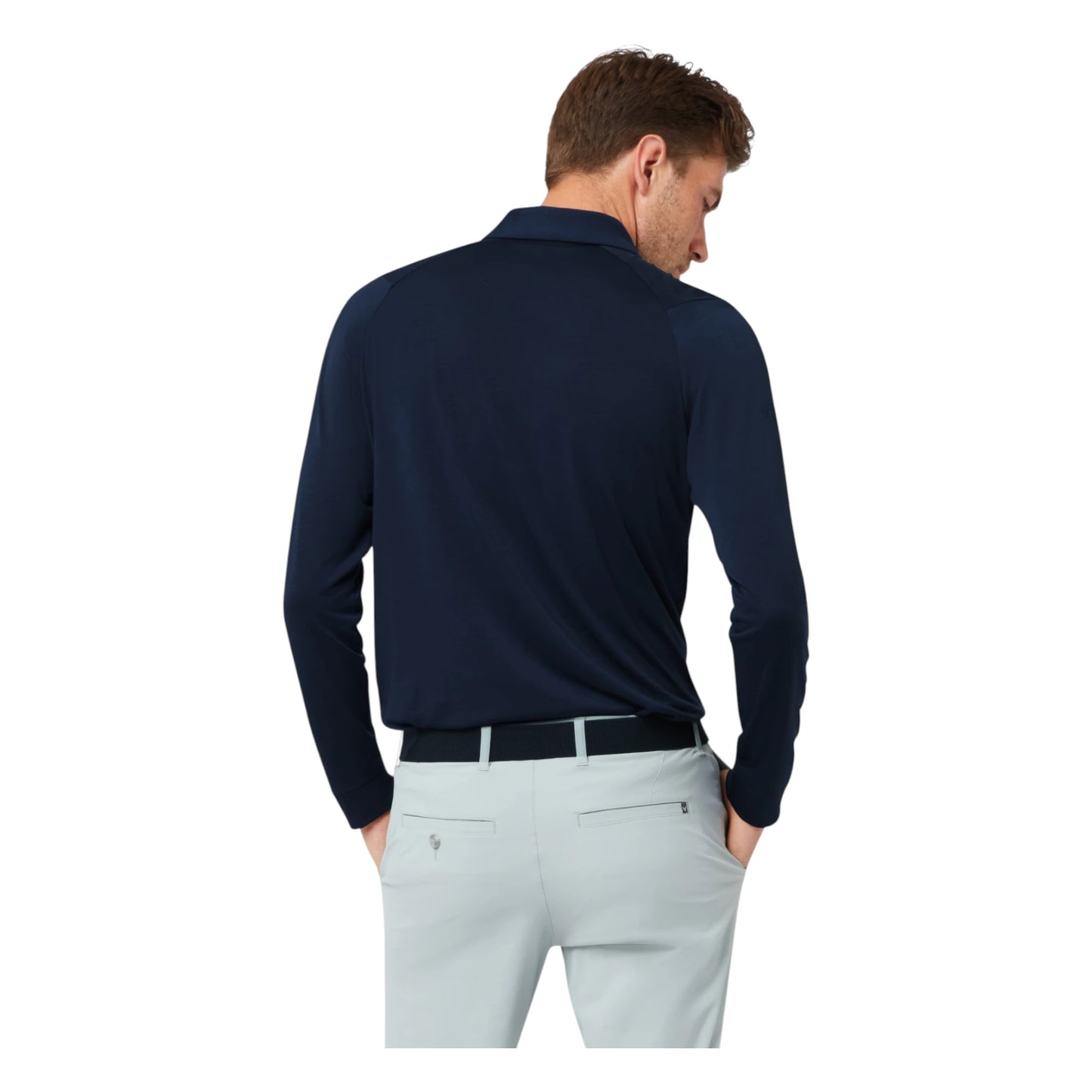 Callaway Soft Touch Long Sleeve Knit Golf Polo Shirt CGKFF0C2