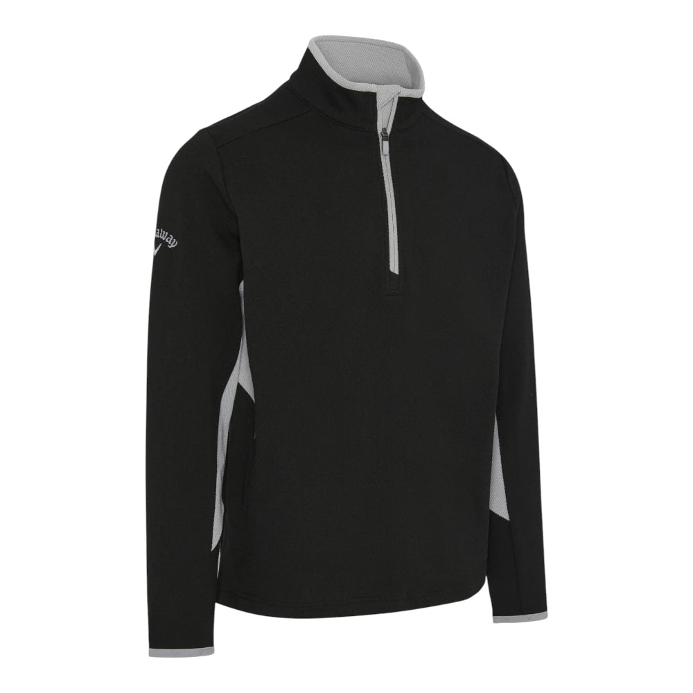 Callaway Blocked LS 1/4 Zip Golf Pullover CGKFF0F8