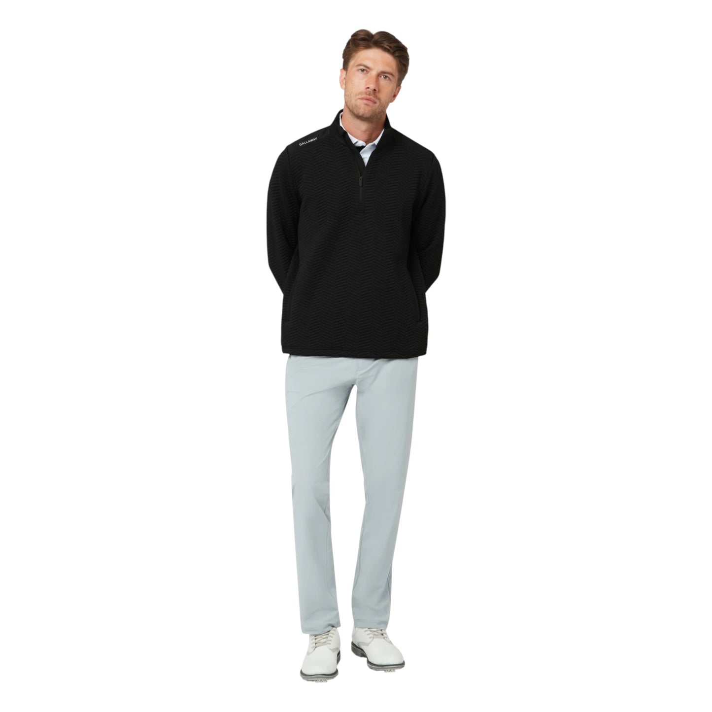 Callaway Chev Jacquard Golf Mid Layer CGKFG022