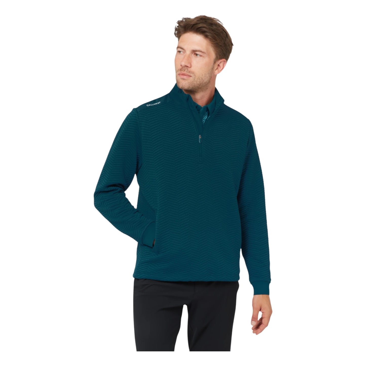 Callaway Chev Jacquard Golf Mid Layer CGKFG022