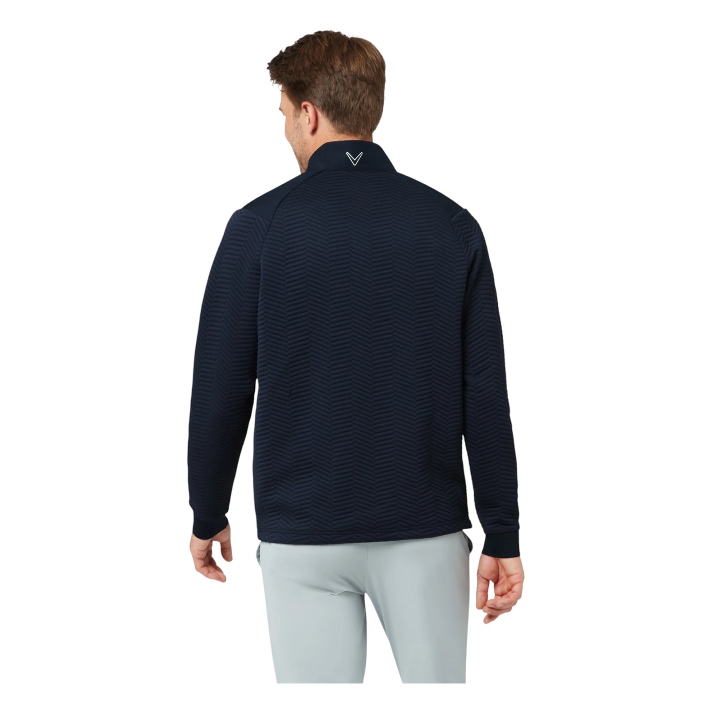 Callaway Chev Jacquard Golf Mid Layer CGKFG022