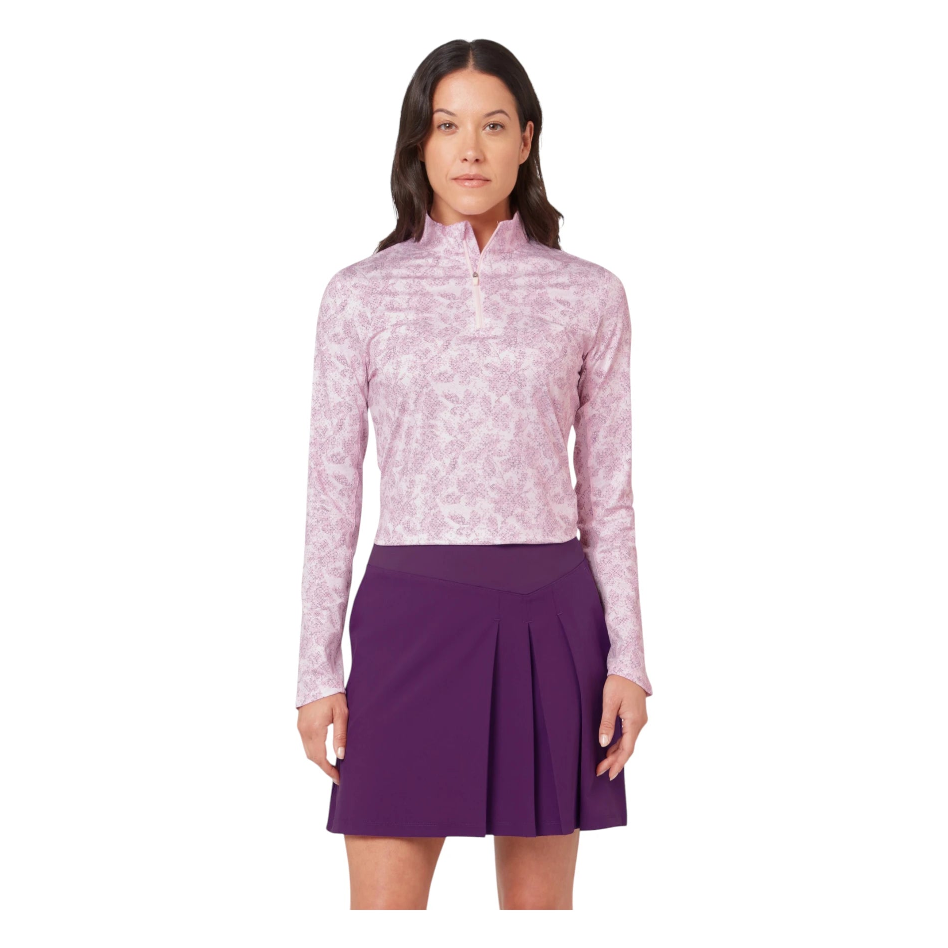 Ladies Callaway Digitised Floral Golf Mid Layer CGKFG090