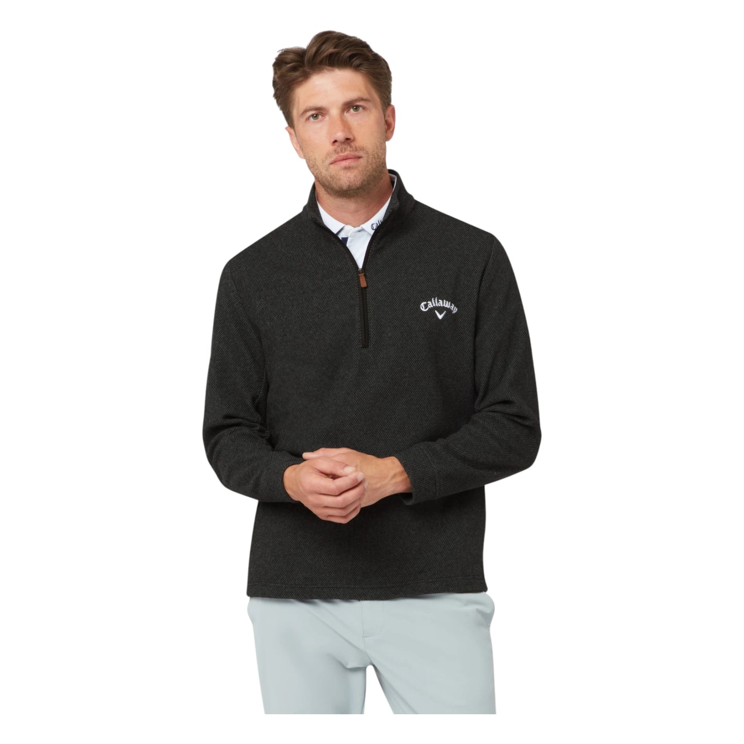 Callaway Odyssey Birdseye Jacquard Golf Mid Layer CGKFG0D5