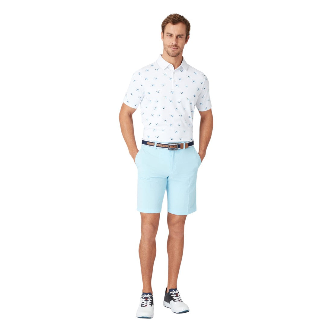 Callaway All-Over Birdie Golf Polo Shirt CGKSF068