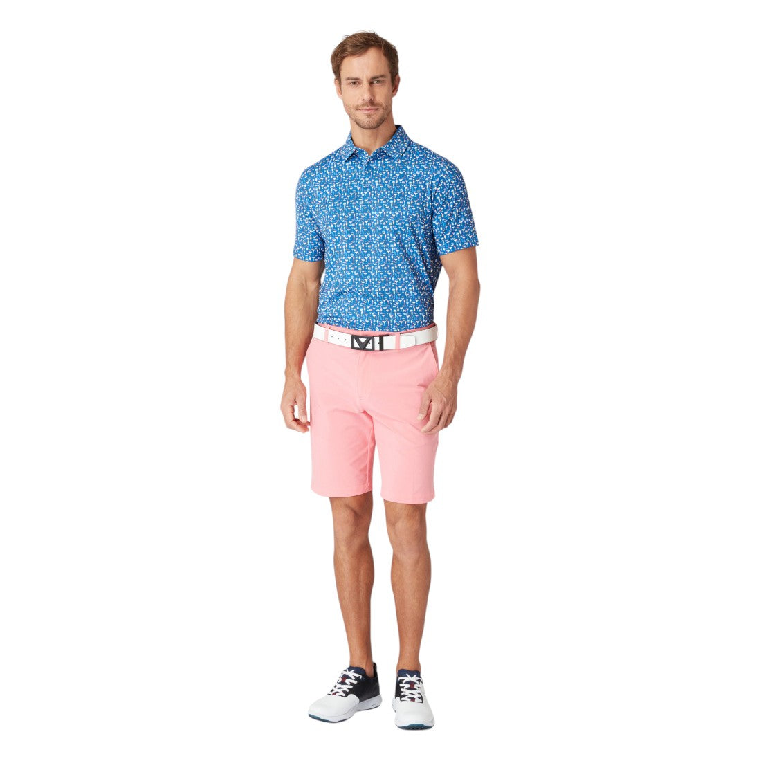 Callaway Cocktail Print Golf Polo Shirt CGKSF076