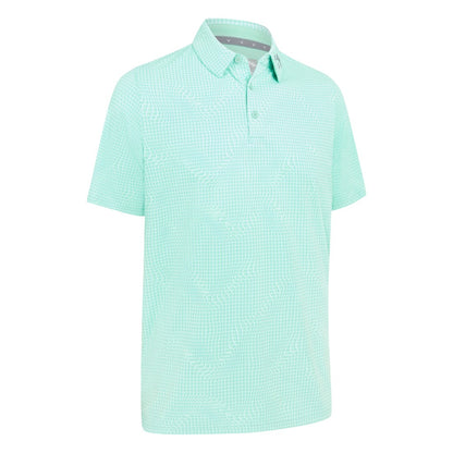 Callaway Warped Gingham Golf Polo Shirt CGKSF089
