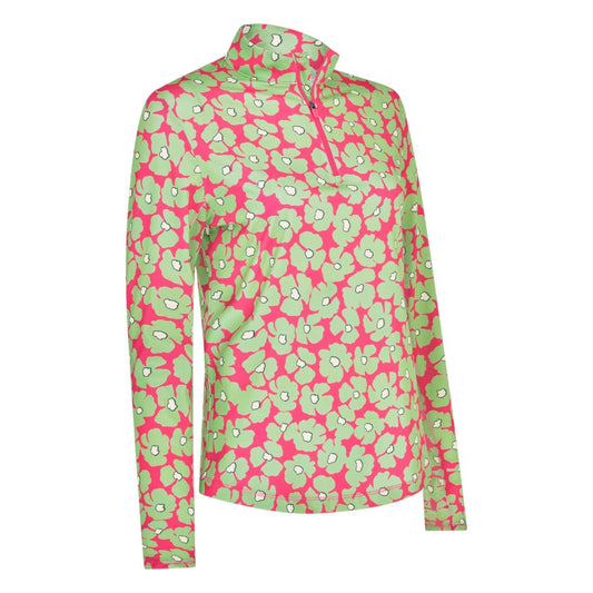 Callaway Ladies Floral Sun Protection Golf Top CGKSF200