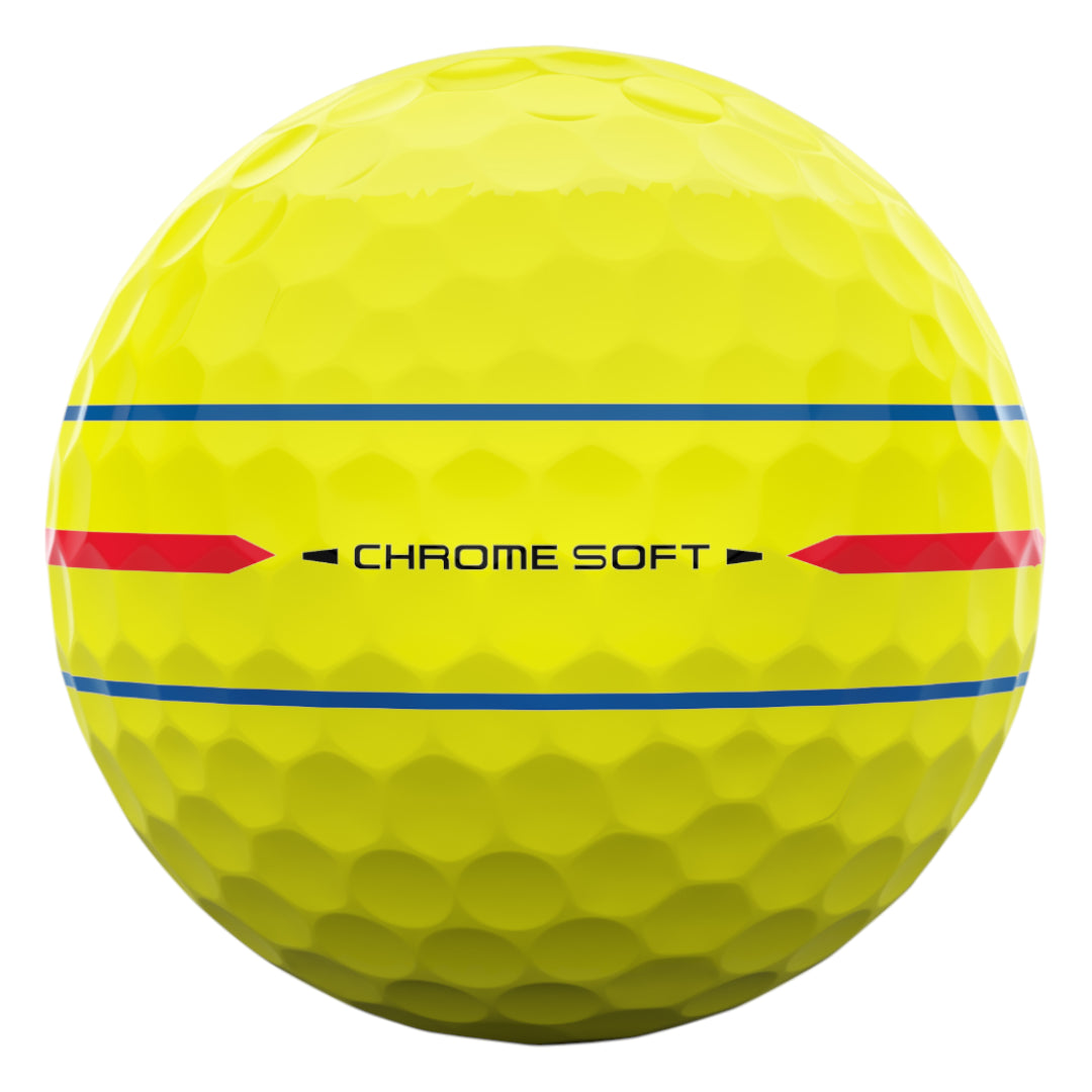 Callaway 2026 Chrome Soft 360 Triple Track Golf Balls | Yellow
