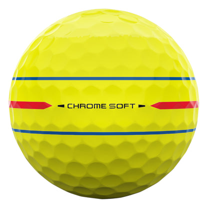 Callaway 2026 Chrome Soft 360 Triple Track Golf Balls | Yellow