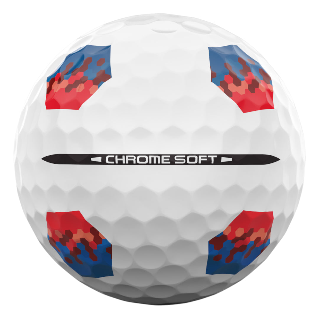 Callaway 2026 Chrome Soft TruTrack Golf Balls | White