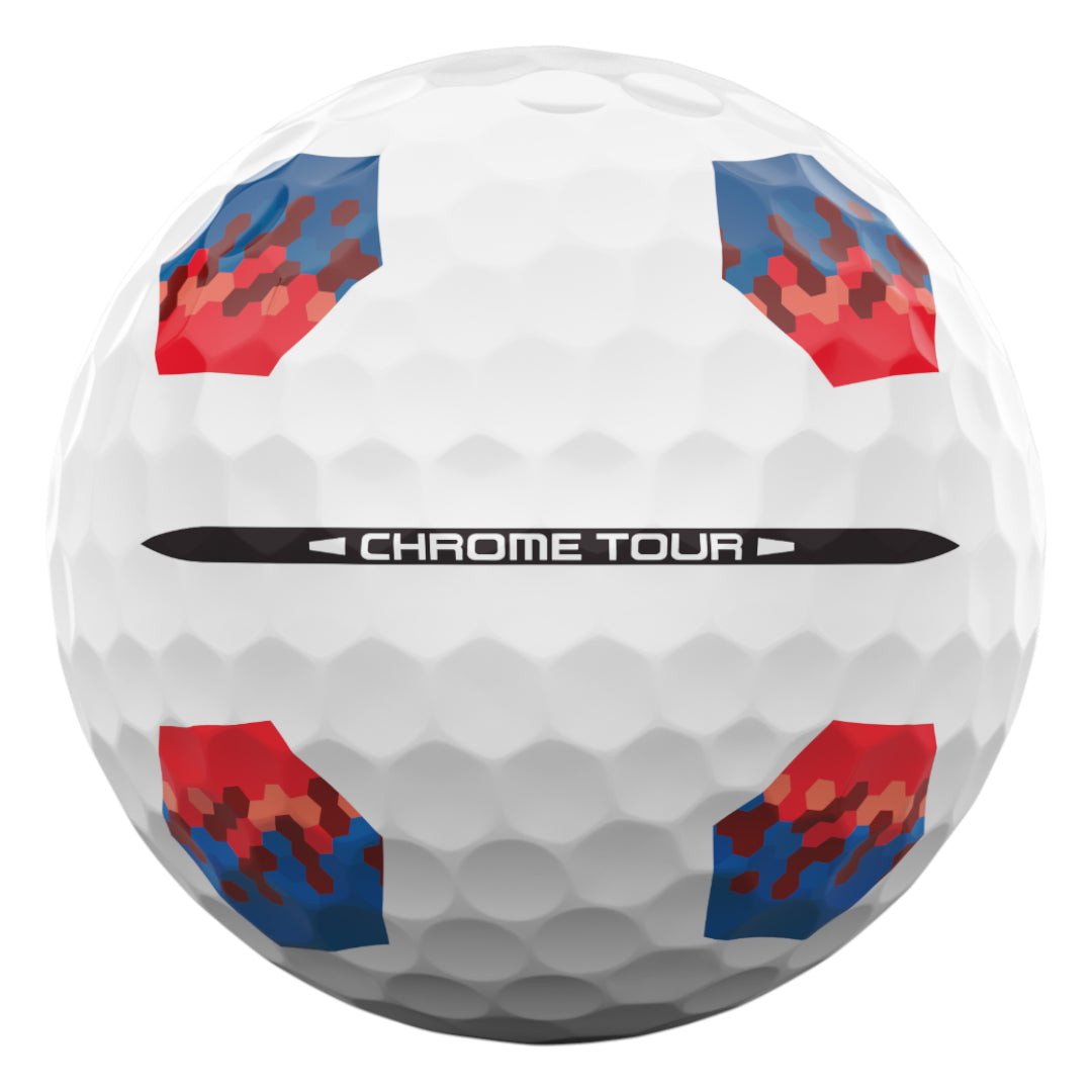 Callaway 2026 Chrome Tour TruTrack Golf Balls | White