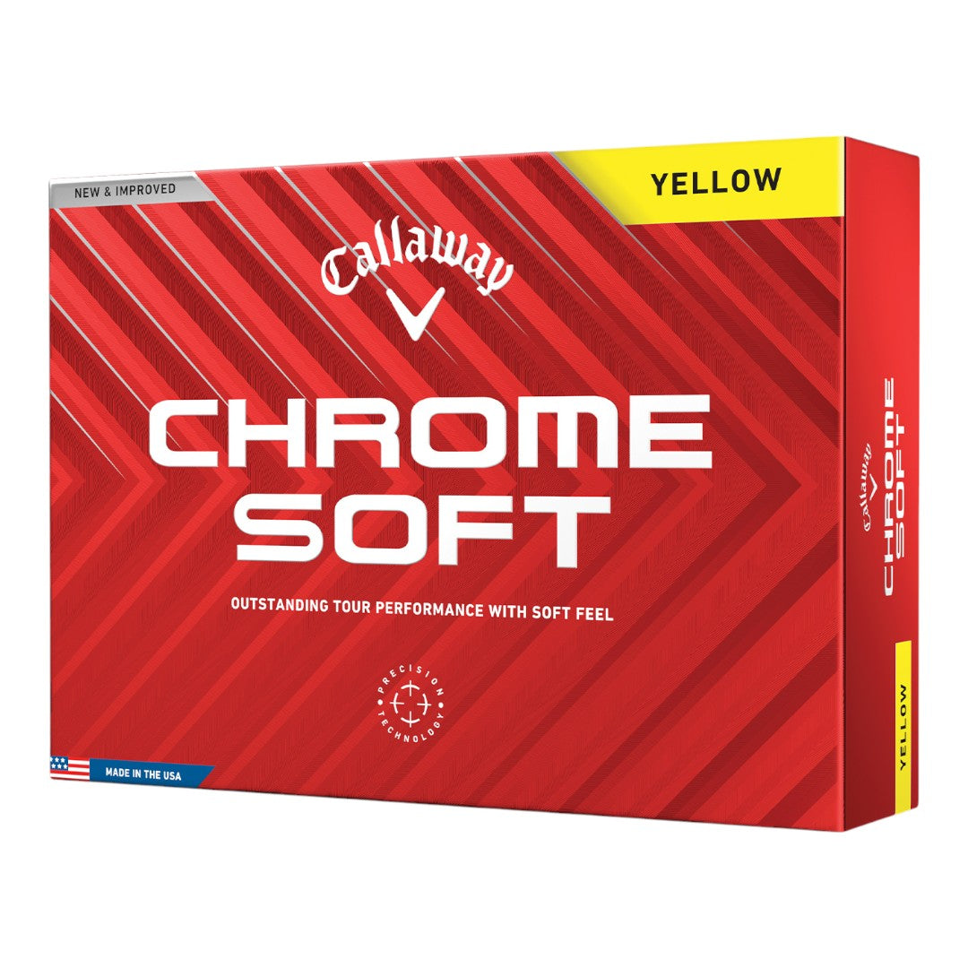 Callaway 2024 Chrome Soft Golf Balls | Yellow