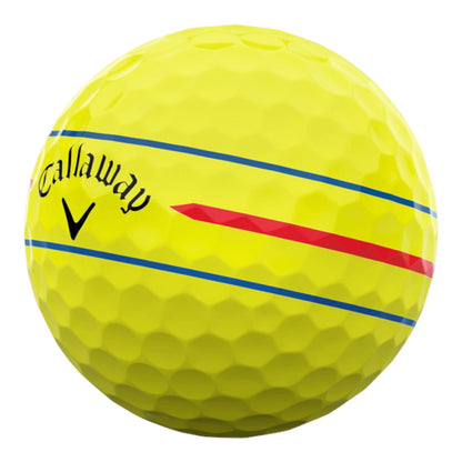 Callaway 2024 Chrome Soft Triple Track 360 Golf Balls | Yellow