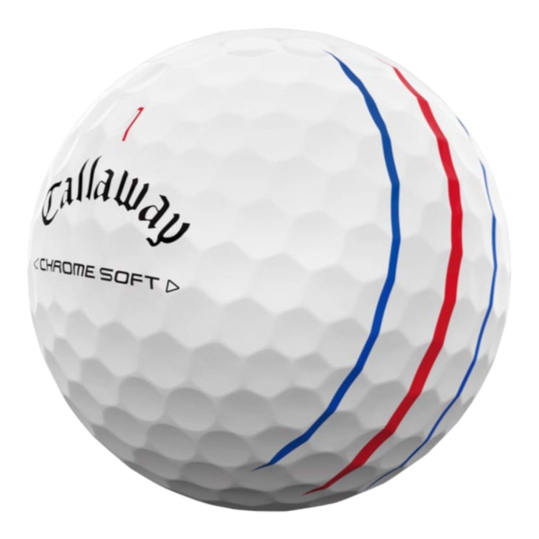 Callaway 2024 Chrome Soft Triple Track Golf Balls | White
