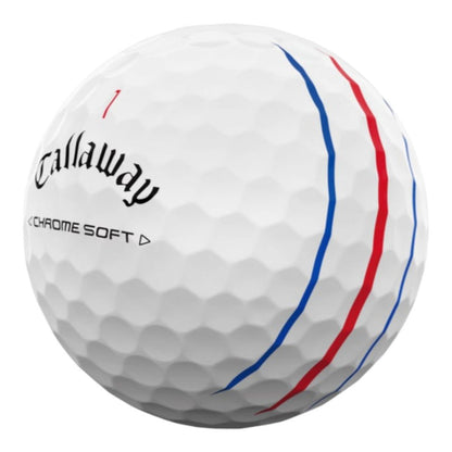 Callaway 2024 Chrome Soft Triple Track Golf Balls | White