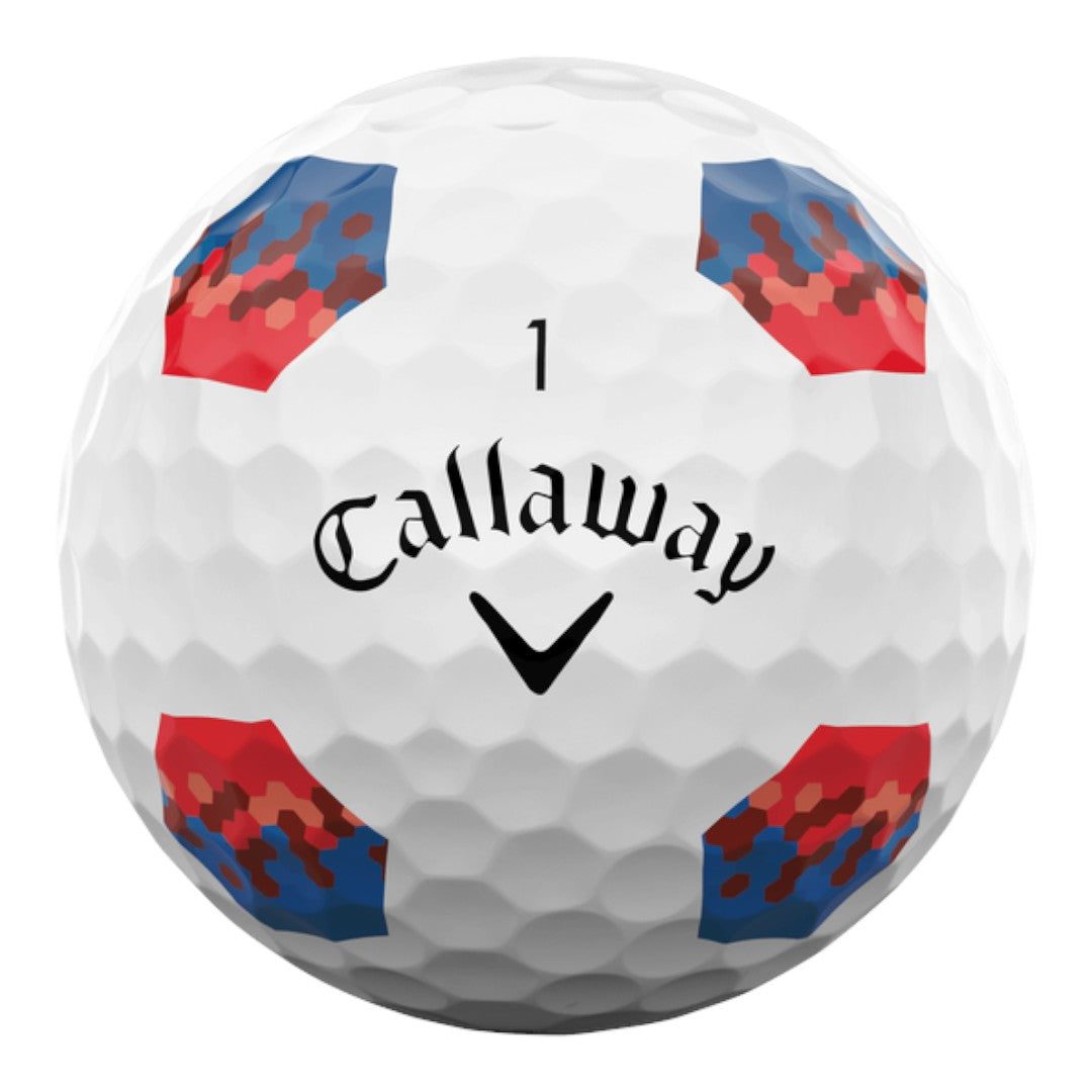 Callaway 2024 Chrome Soft Trutrack Golf Balls | Blue/Red