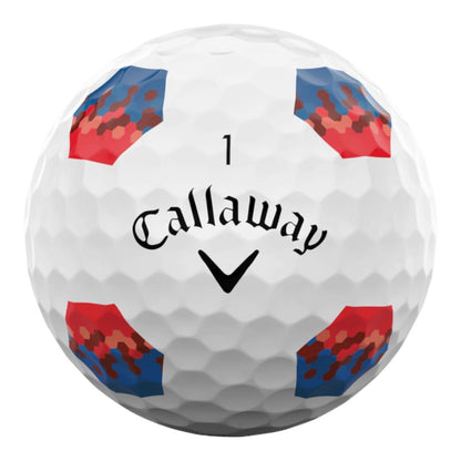 Callaway 2024 Chrome Soft Trutrack Golf Balls | Blue/Red