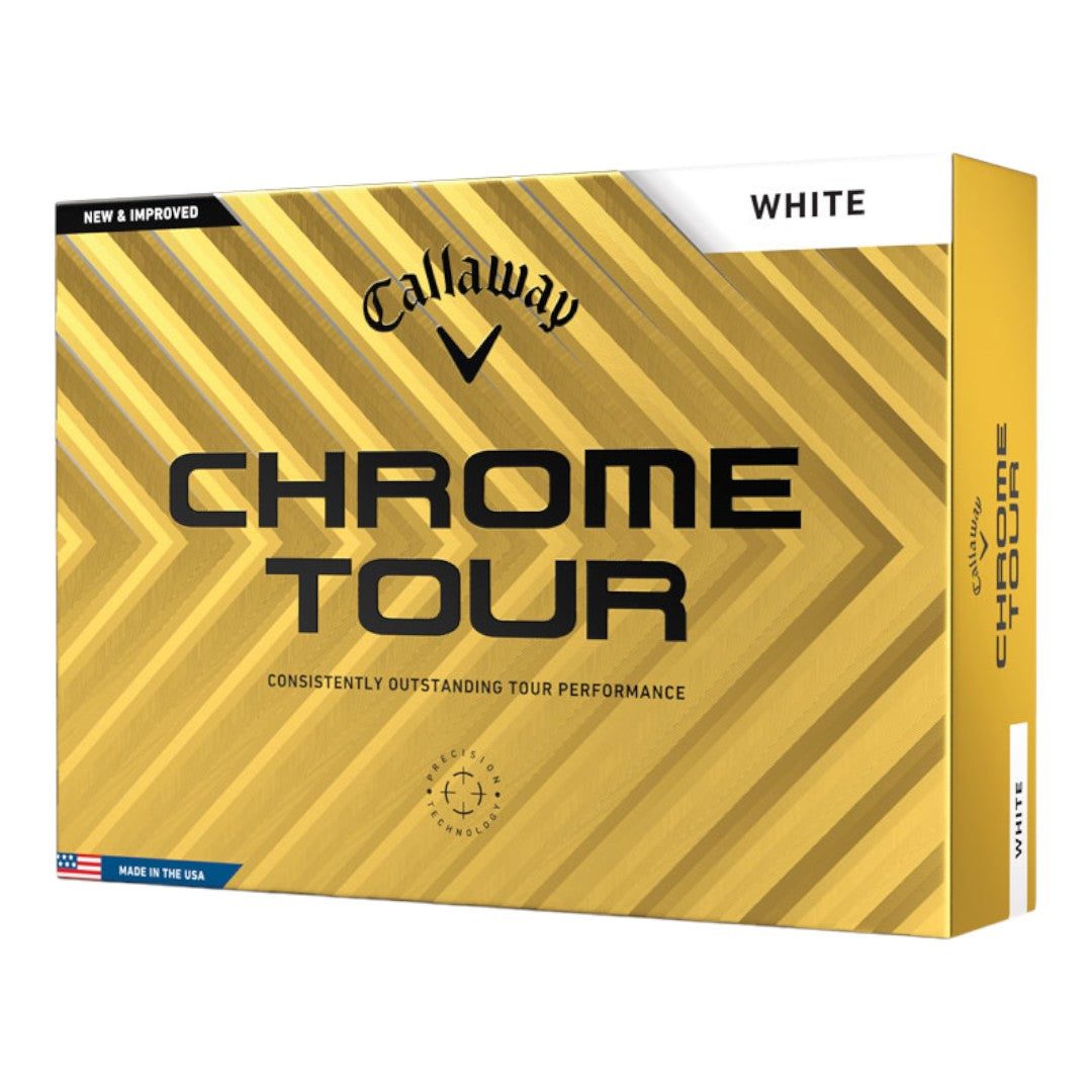 Callaway 2024 Chrome Tour Golf Balls | White