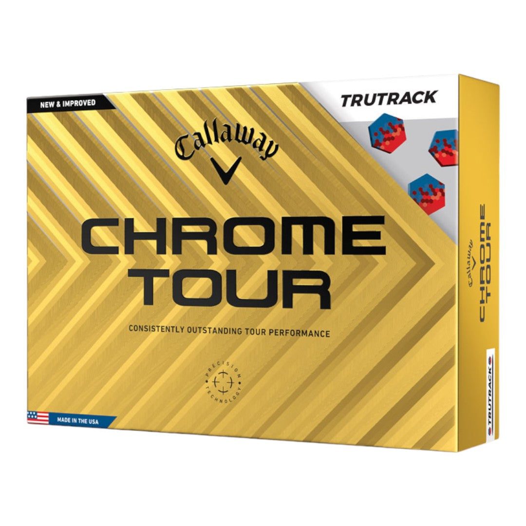 Callaway 2024 Chrome Tour Trutrack Golf Balls | Blue/Red