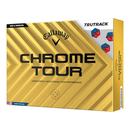 Callaway 2024 Chrome Tour Trutrack Golf Balls | Blue/Red