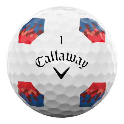 Callaway 2024 Chrome Tour Trutrack Golf Balls | Blue/Red