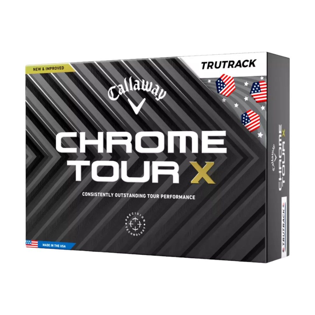 Callaway 2024 Chrome Tour X Trutrack USA Golf Balls