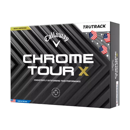 Callaway 2024 Chrome Tour X Trutrack USA Golf Balls