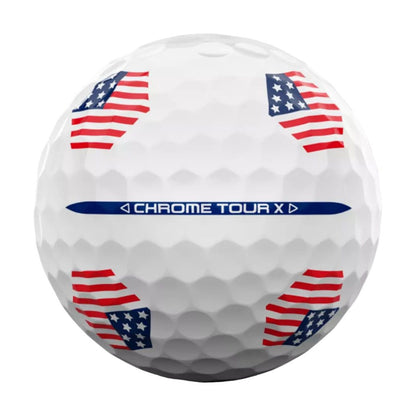 Callaway 2024 Chrome Tour X Trutrack USA Golf Balls
