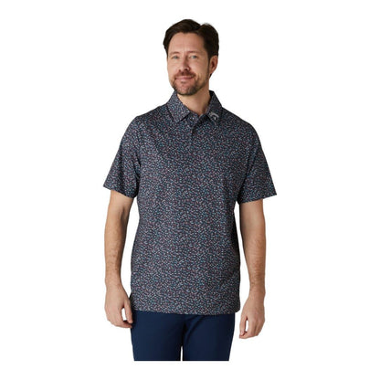 Callaway All Over Chev Confetti Print Golf Polo Shirt CGKSE0A3