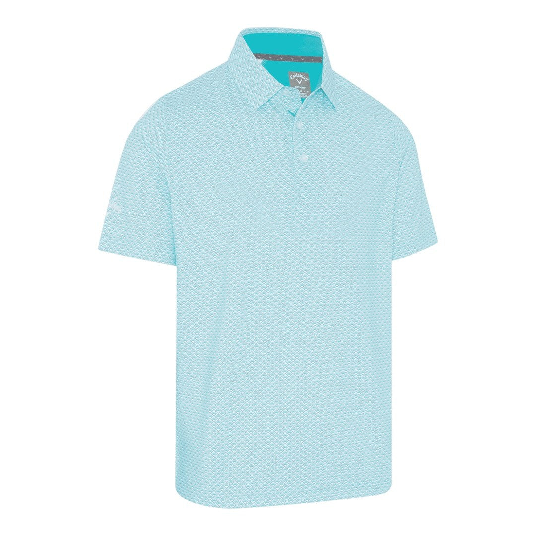 Callaway All Over Trademark Print Golf Shirt CGKFD052