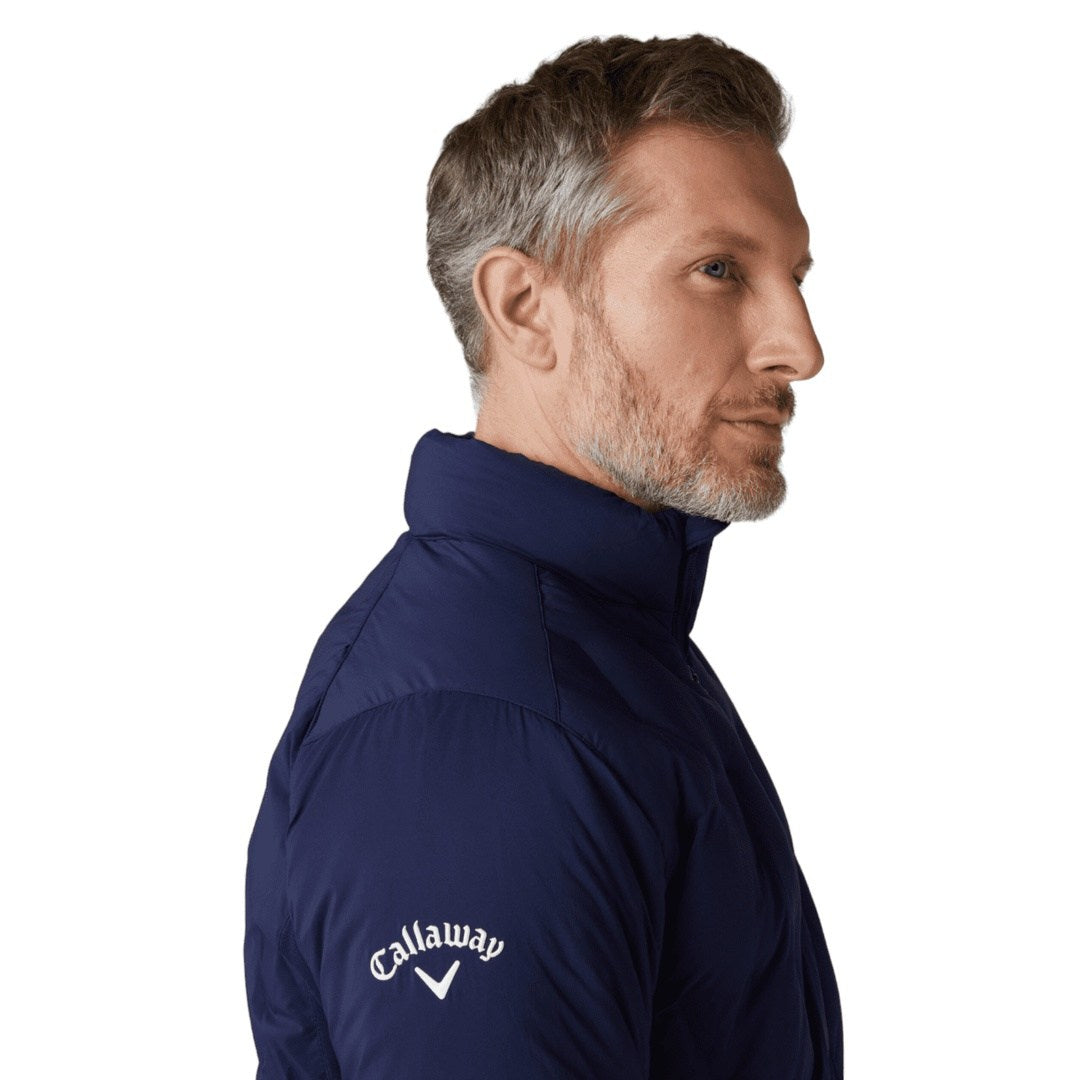Callaway Chev Welded Quilt Golf Jacket CGRFD094 | Navy – Clarkes Golf