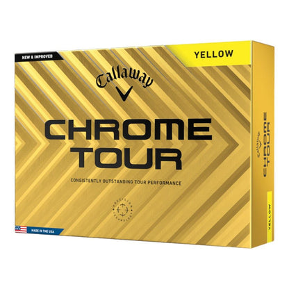 Callaway Chrome Soft 2024 Golf Balls | Yellow