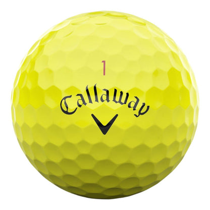 Callaway Chrome Soft 2024 Golf Balls | Yellow