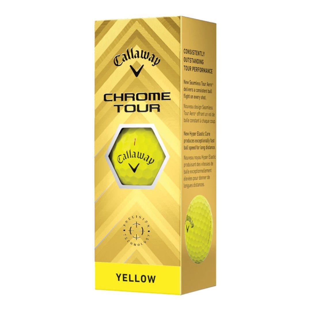 Callaway Chrome Soft 2024 Golf Balls | Yellow