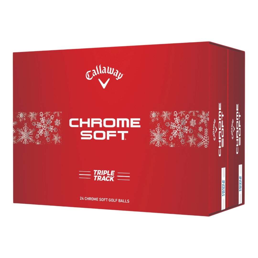 Callaway Chrome Soft Triple Track Golf Balls | Holiday 2 Dozen