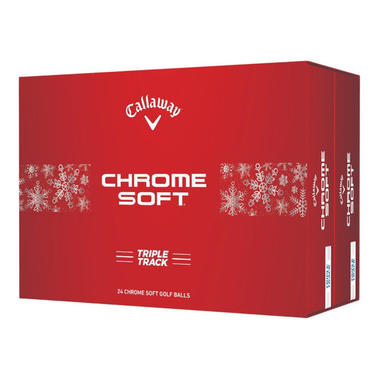 Callaway Chrome Soft Triple Track Golf Balls | Holiday 2 Dozen