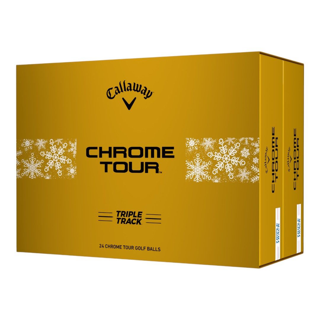 Callaway Chrome Tour Triple Track Golf Balls | Holiday 2 Dozen