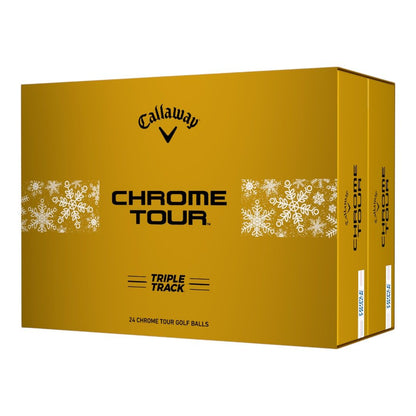 Callaway Chrome Tour Triple Track Golf Balls | Holiday 2 Dozen