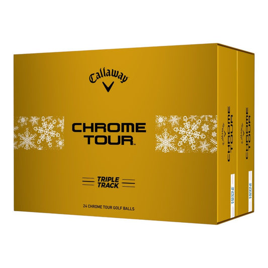 Callaway Chrome Tour Triple Track Golf Balls | Holiday 2 Dozen