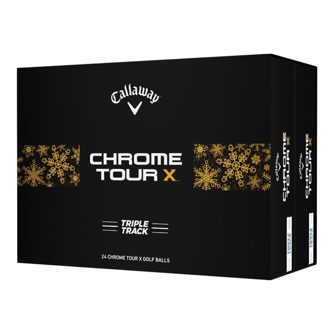 Callaway Chrome Tour X Triple Track Golf Balls | Holiday 2 Dozen
