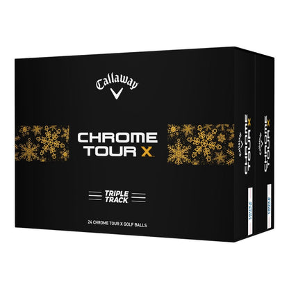 Callaway Chrome Tour X Triple Track Golf Balls | Holiday 2 Dozen