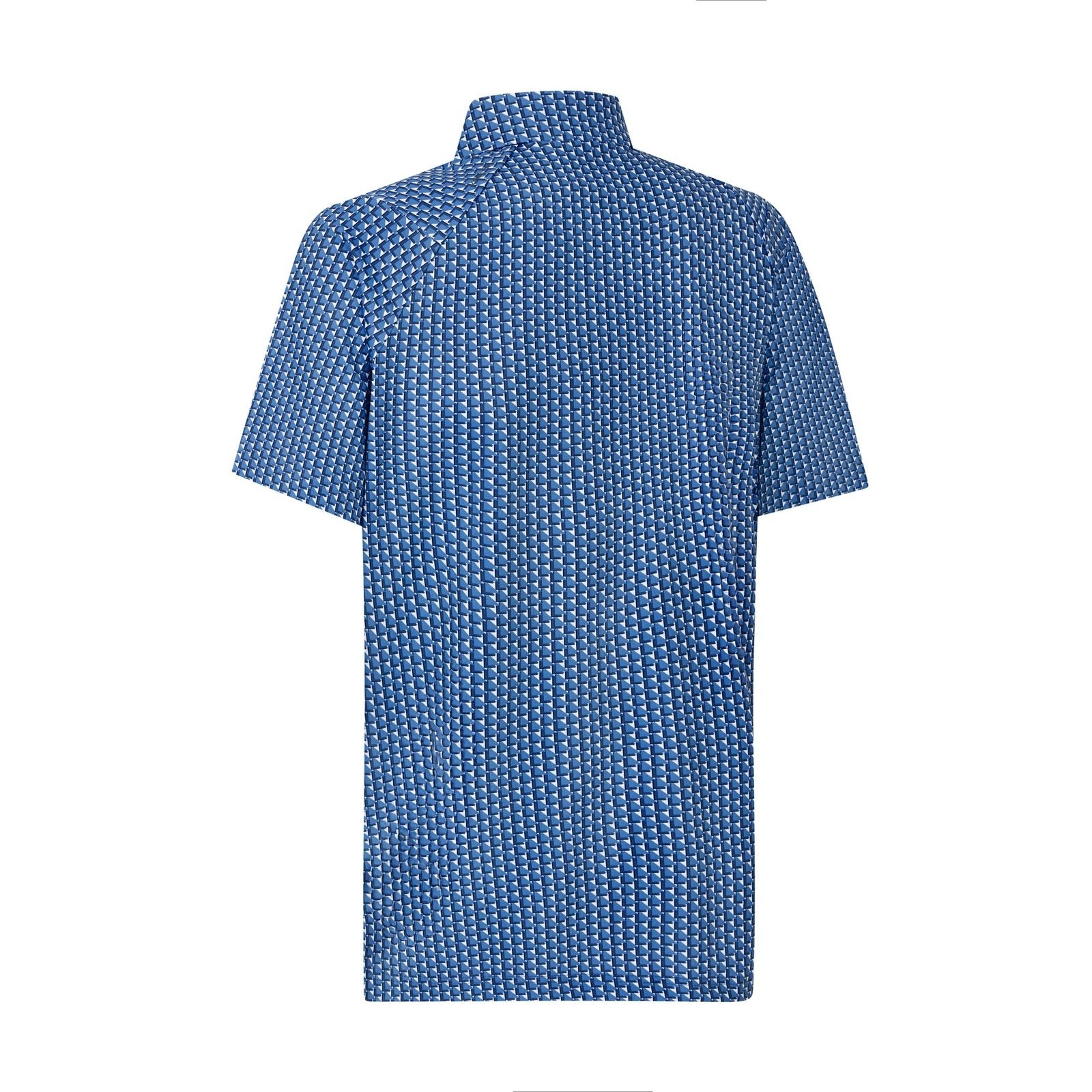 Callaway Allover Chev Golf Polo Shirt CGKSD0E0 Bright White