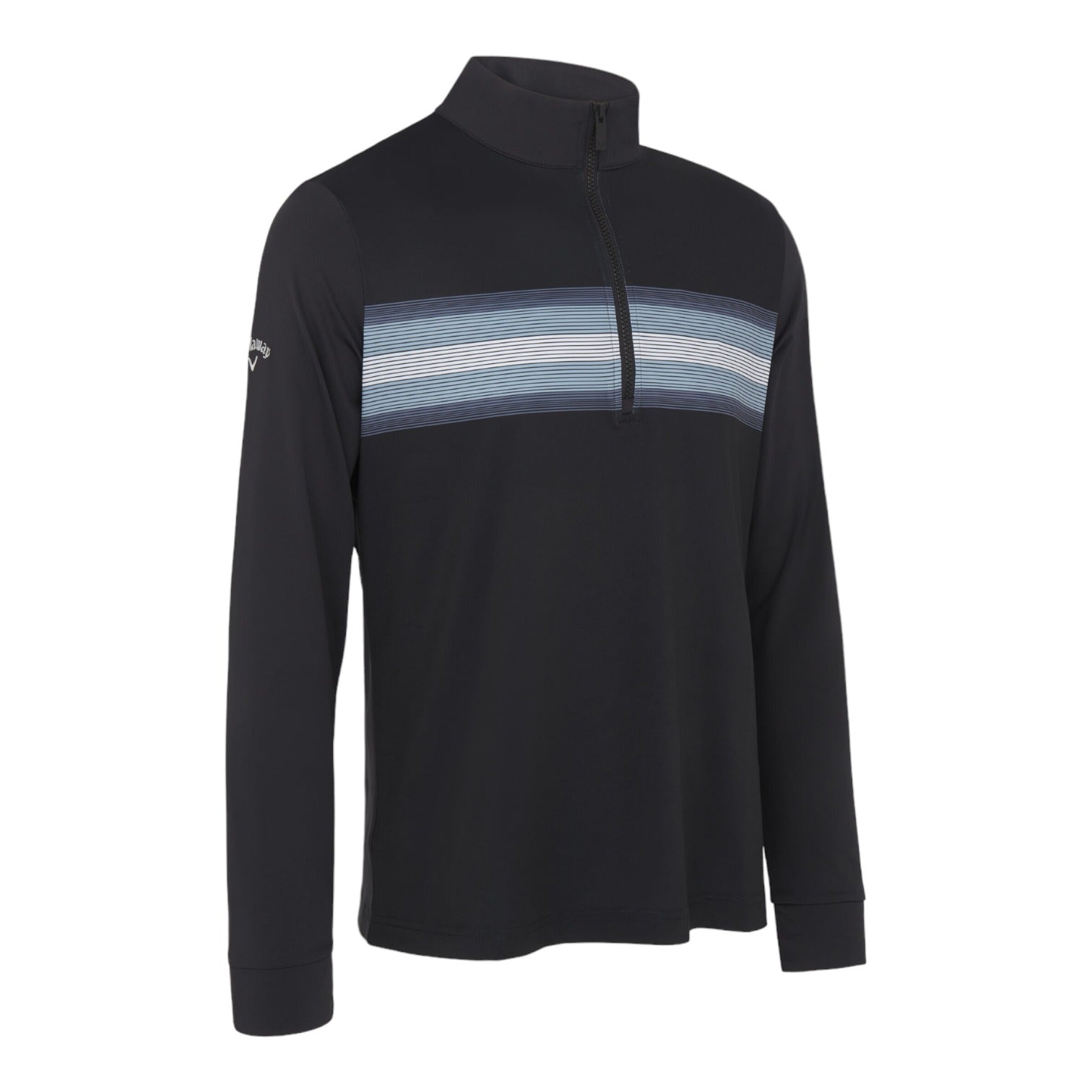 Callaway Energy Stripe Print 1/4 Zip Golf Mid Layer CGKSD0D8