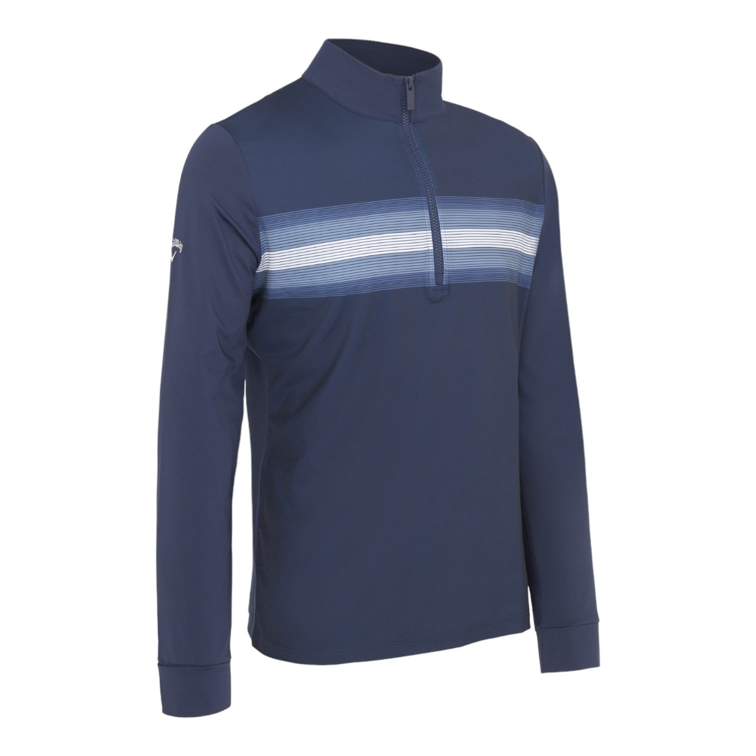 Callaway Energy Stripe Print 1/4 Zip Golf Mid Layer CGKSD0D8