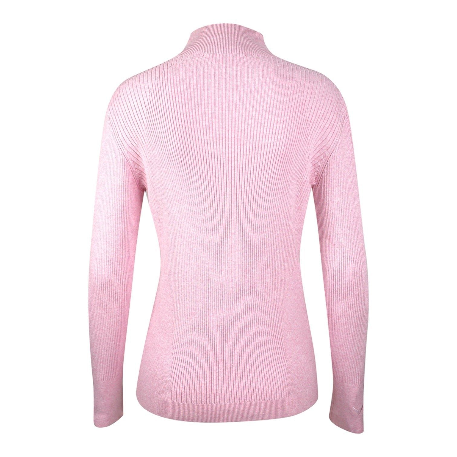 Callaway Ladies Body Mapped High Neck Golf Sweater CGGFD022 | Pink ...