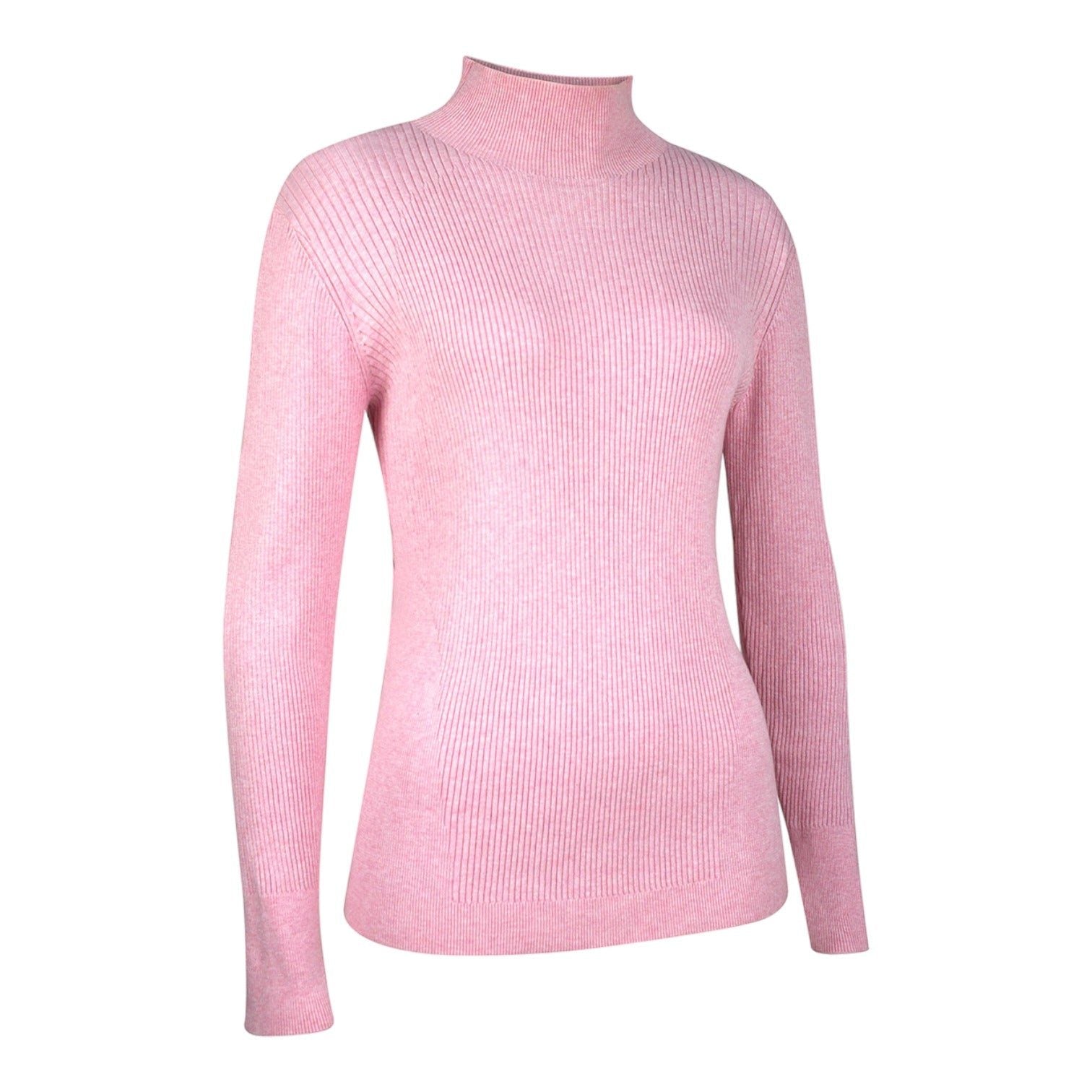 Callaway Ladies Body Mapped High Neck Golf Sweater CGGFD022 Pink