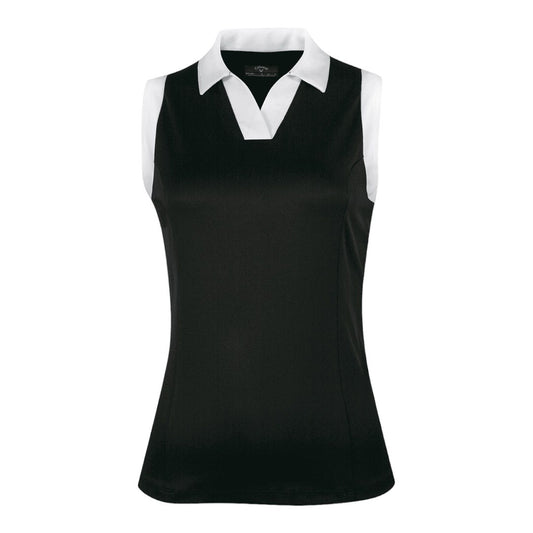 Callaway Ladies Colour Block S/L Golf Polo Shirt CGKSD034