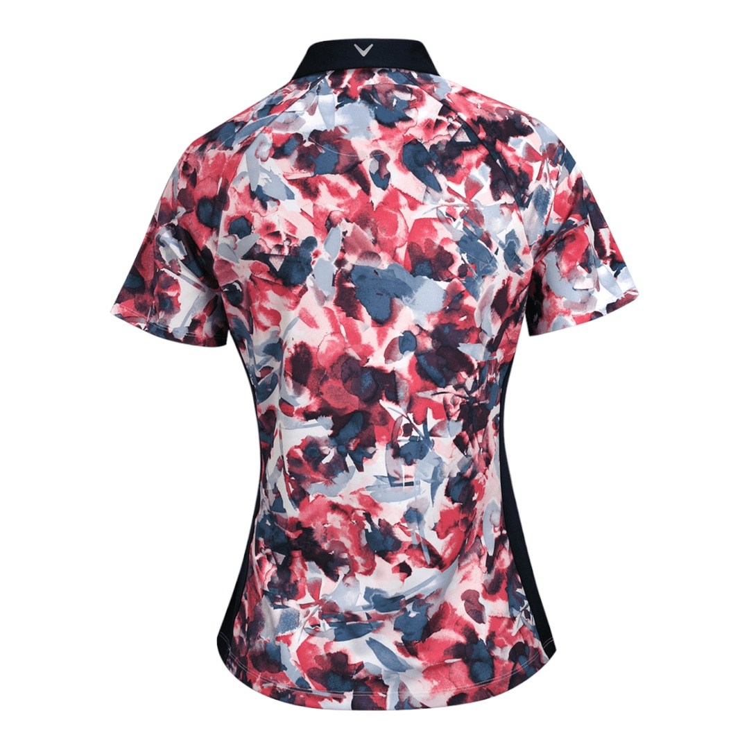 Callaway Ladies Floral Golf Polo Shirt CGKSD023