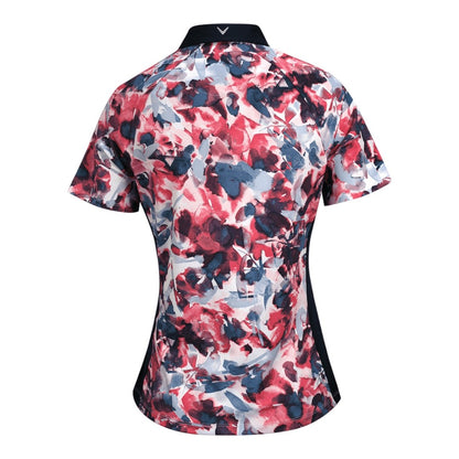 Callaway Ladies Floral Golf Polo Shirt CGKSD023
