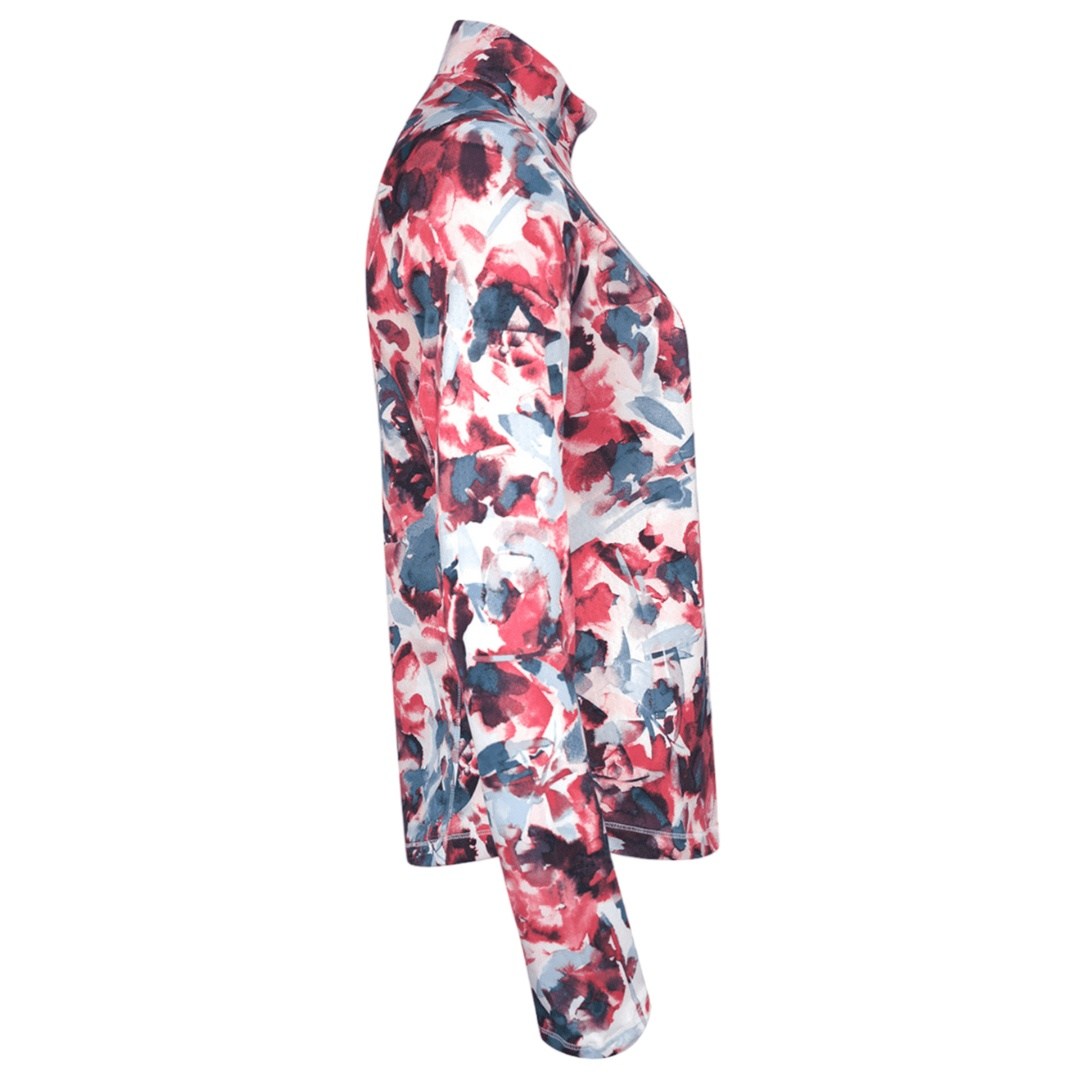 Callaway Ladies Floral Sun Protection Golf Top CGKSD013